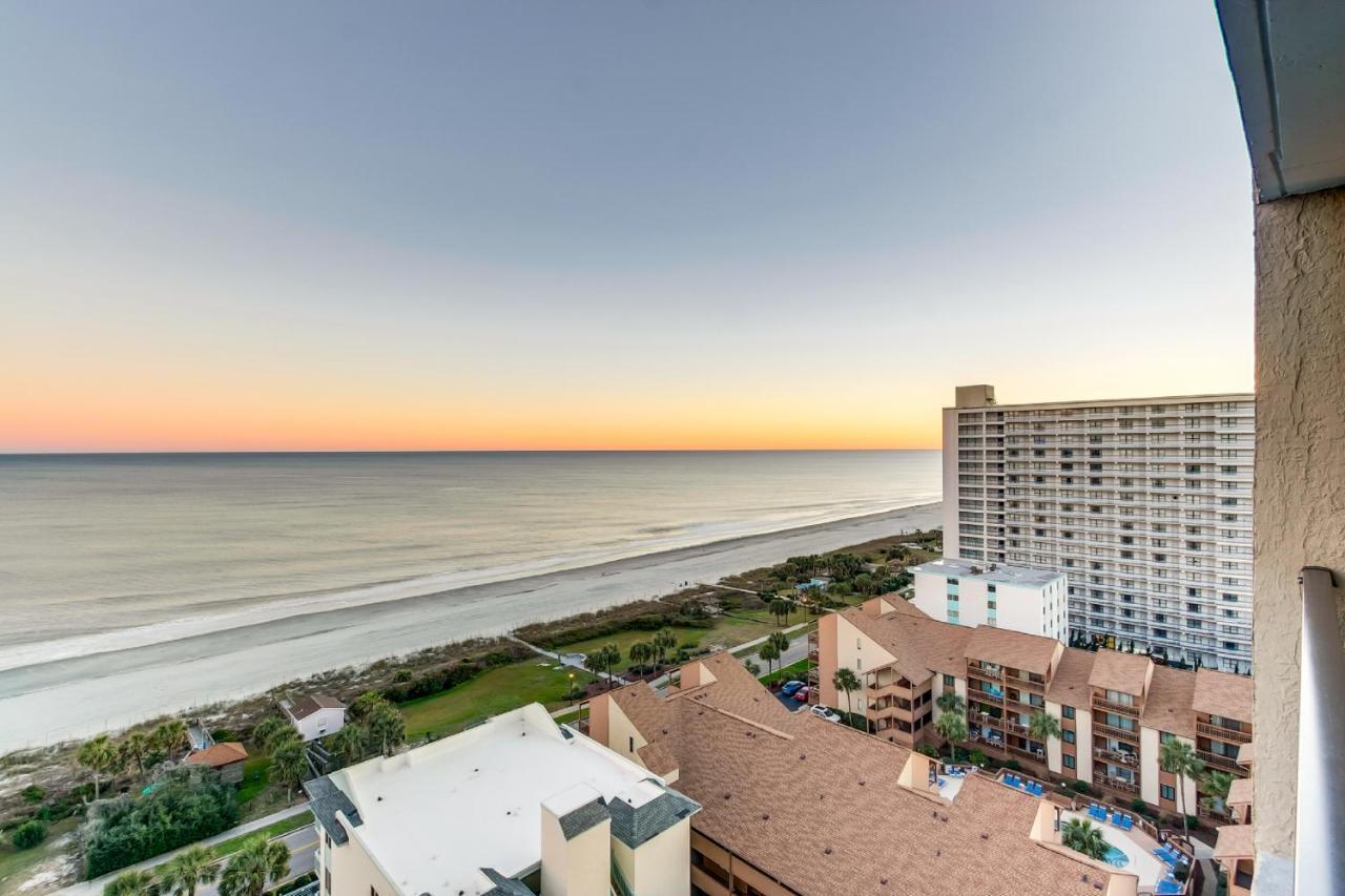 Scenic Views From The Balcony At Ocean Forest Plaza Condos Myrtle Beach Eksteriør billede